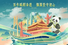 百年砥砺奋进  强国坚守初心