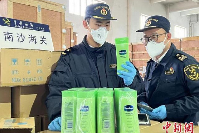 广州海关启动“龙腾行动2022”去年查扣涉嫌侵权货物655.79万件